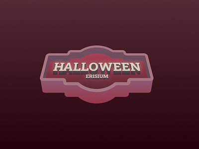Erisium - Halloween 2021 branding circus clown communication design flat halloween horror logo minecraft red vecteur vector