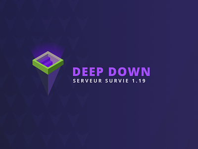 DeepDown - Siphano branding cave down games island logo minecraft siphano stairs vector youtube