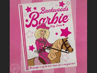 Backwoods Barbie Illustration art design graphic design illustration procreate