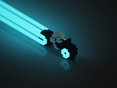 Light bike 3d 3d art 3d model 3d render design futuristic lighting magica voxel magicavoxel minimalist movie art scifi tron voxel voxel art