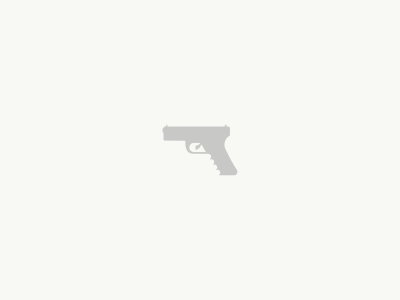 Gun design minimalist simple smooth vector graphics