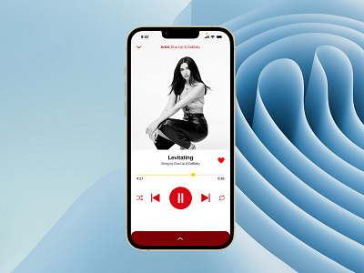 Player for Music App app mobile music app product design