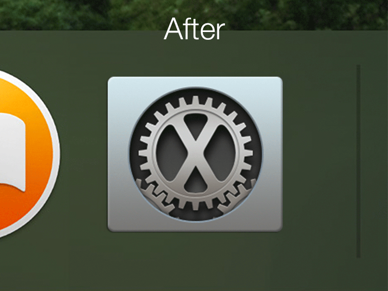 Settings Icon - OSX Yosemite 10.10 icon osx psd yosemite