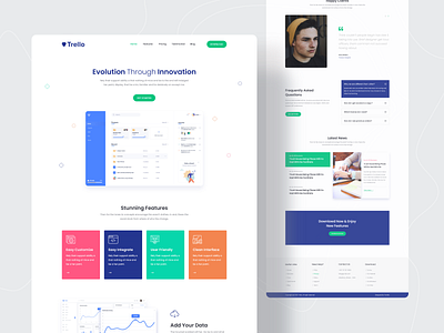 Creative Saas Landing Page 2020 trend dribbble best shot landing page popular shot saas landing page trends twinkle ui ux ui ux design uidesign web web design webdesign website website concept website design