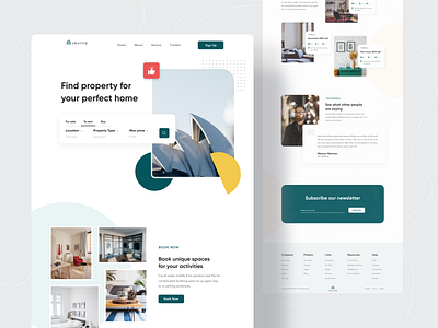 Real Estate Web Exploration by Md Shahed Hossain for Twinkle on Dribbble