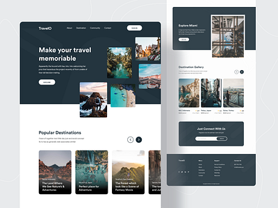 Travel Landing Page 2020 trend dribbble best shot landing page landing page design landingpage popular shot redesign travel travel agency travel landing page travel website traveling trends trip twinkle ui ux web design webdesign website concept website design