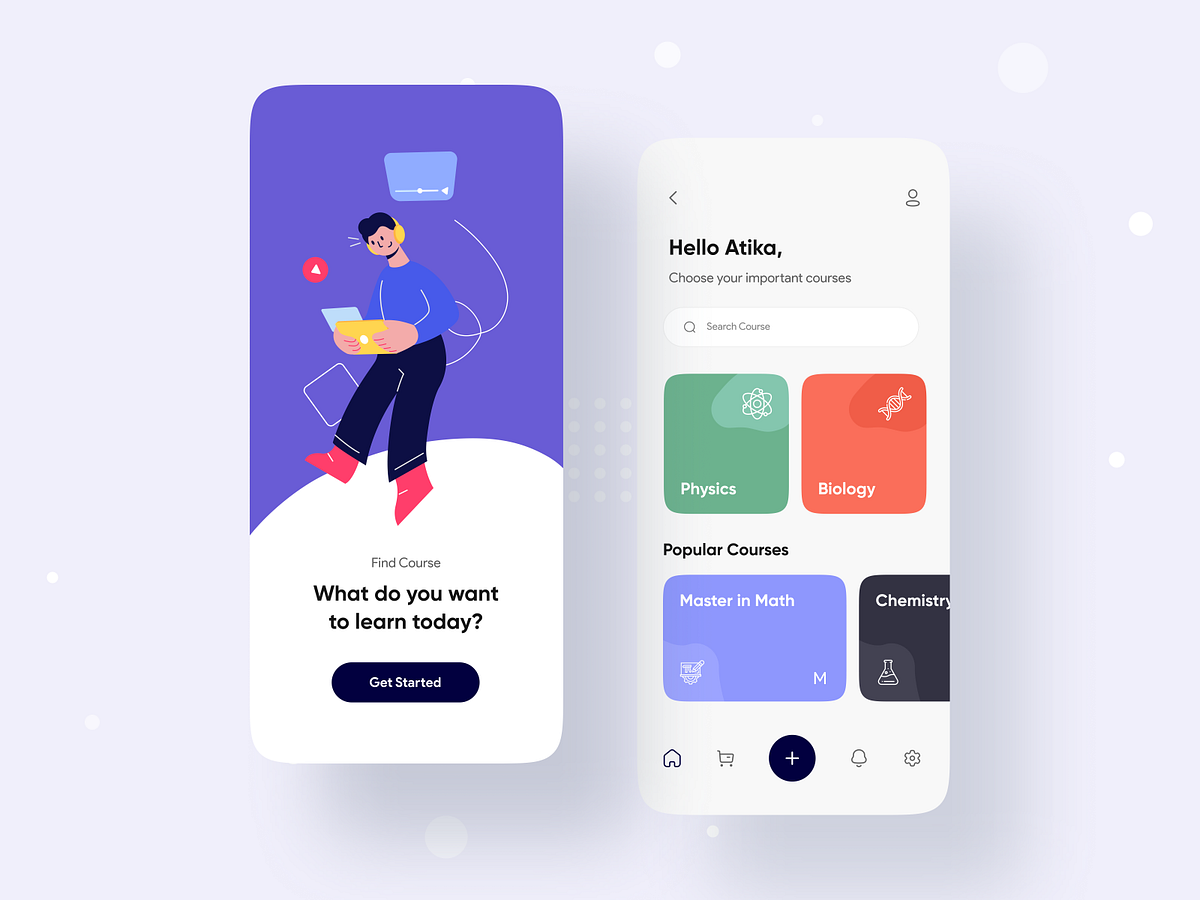 Educational App Design by Md.Shahed Hossain for Twinkle on Dribbble