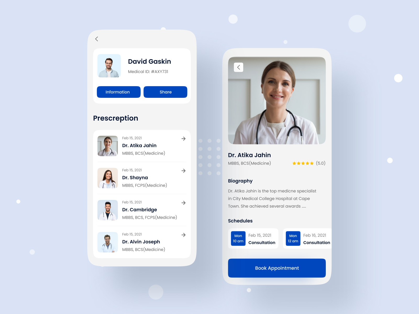 Medical Mobile App by Md Shahed Hossain for Twinkle on Dribbble