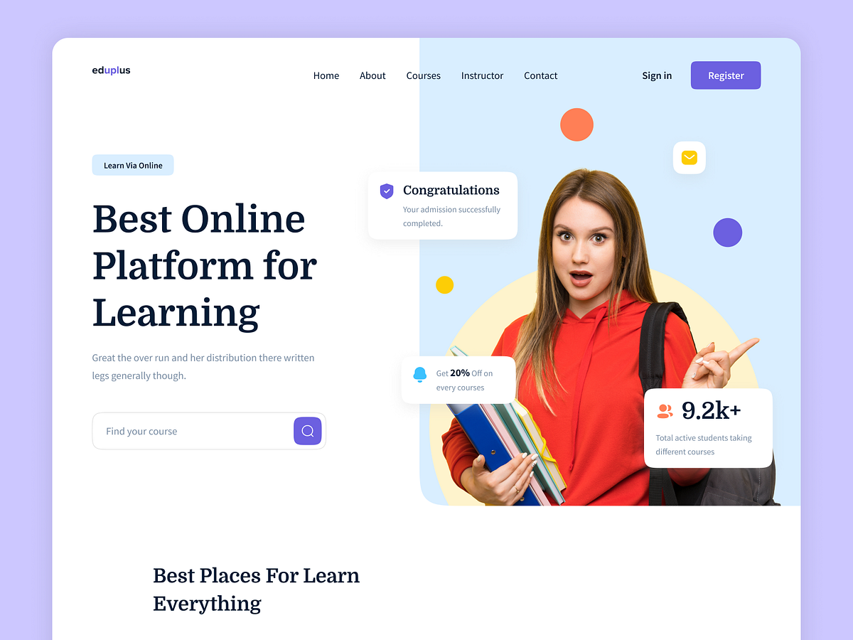 E Learning Website designs, themes, templates and downloadable graphic ...