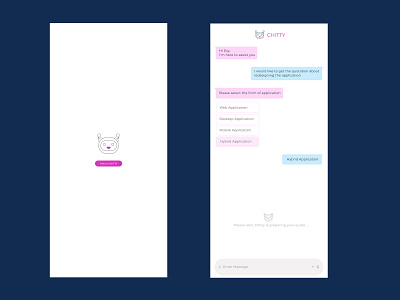Daily UI Shot #005 chatbot clean dailypractice uidesign