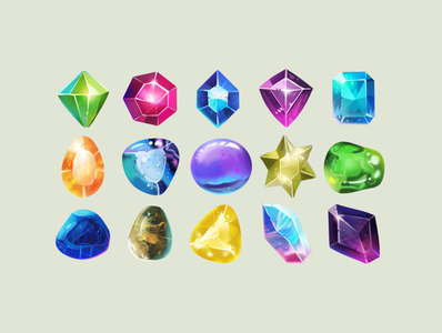 gems by Jovana Damcevska on Dribbble