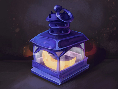 Moon Lantern game art game artist game icons icon item