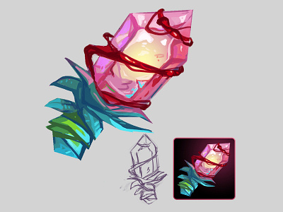 Gem Sword game art game artist game icons item