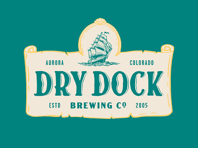 Dry Dock Brewery Rebrand beer branding brewery brewery branding design identity illustration nautical system