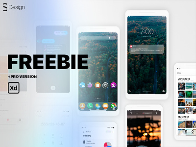 Zero X6 — Free mobile UI kit (Adobe XD)