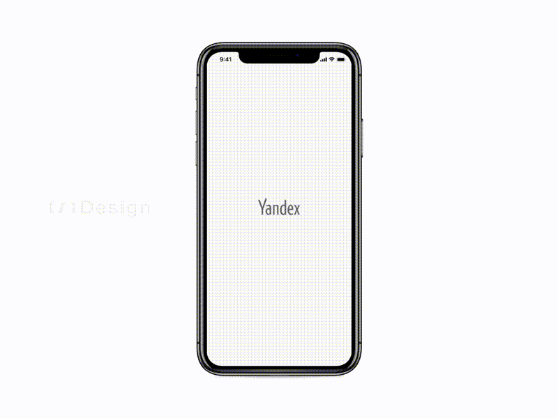 Searchig app with Yandex — animated animation branding design kit logo ui xd yandex