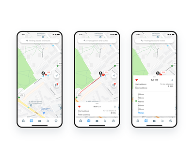 App for tracking buses — freebie