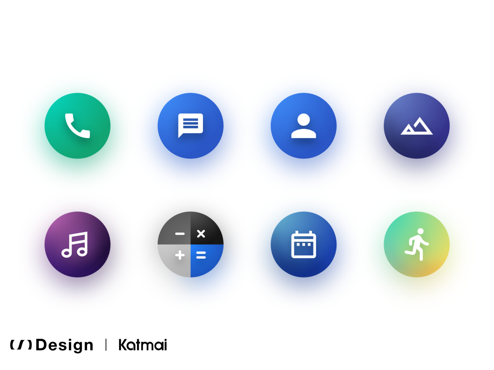 Icons set - Katmai UI (Android 9.0) adobe xd design icons icons set vector xd