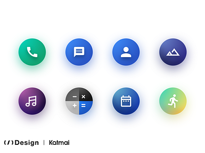 Icons set — Katmai UI (Android 9.0) adobe xd design icons icons set vector xd