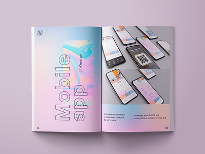 Catalogue 2019 - About mobile app adobe xd branding catalogue catalogue design design illustration typography xd