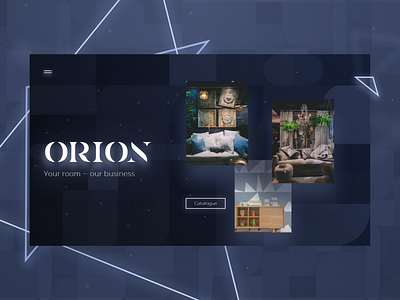 ORION - Interior design studio adobe xd app branding design logo web xd