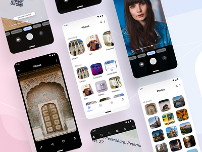 Photos & camera adobe xd design kit ui xd