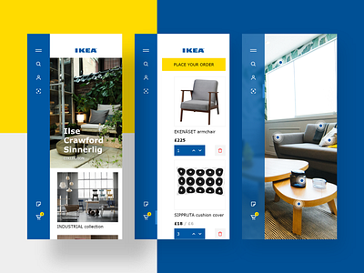 IKEA mobile app adobe xd app design ikea kit mobile mobile app mobile design mobile ui ui xd