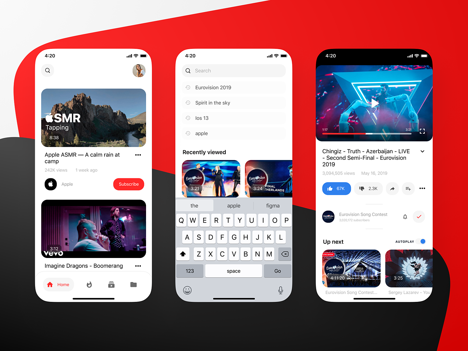 ui/ux apps youtube