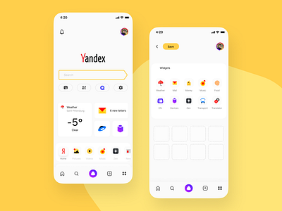 Yandex - widgets