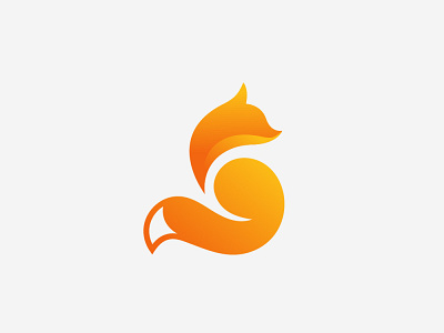 Glampi branding design fire fox graphic design logo vector