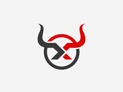 OX HAUL branding design graphic design horns logo ox vector