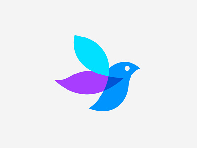 Bird bird branding design gradient graphic design logo