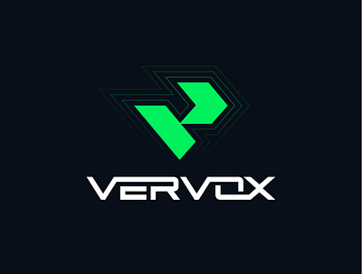 VERVOX branding design graphic design gym logo sport vector vletter