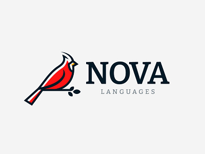 NOVA bird branding design logo