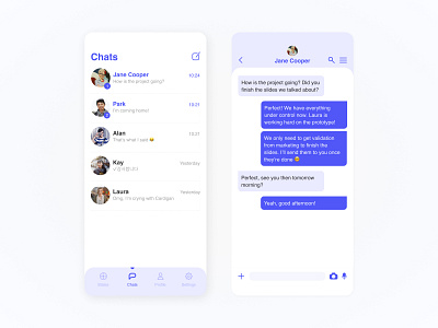 Messaging App UX/UI Design (Part 1) app app design design prototype ui ux ui design uiinspirations userinterface ux design uxui