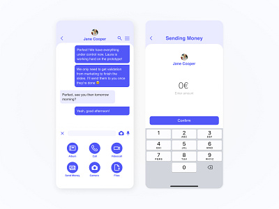 Messaging App app design communication app messaging app send money transfer money ui ui ux ui design uiinspirations ux design