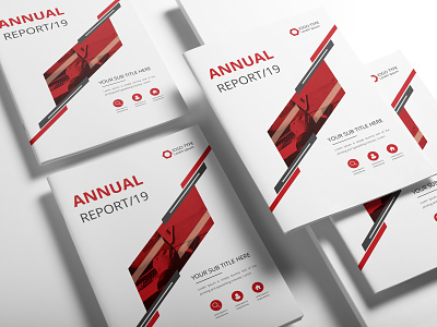 annual report brand brochure flyers logo rool up