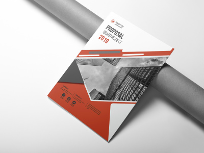 Proposal 2019 bi fold brochure design flyer rool up