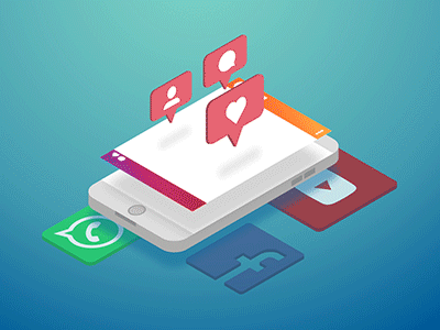 Isometric Phone Animation 2d animation after effect animation illustration isometric animation loop loop animation motion phone