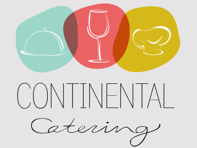 Continental Catering branding identity logo