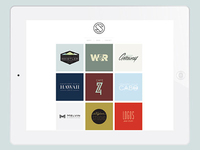 Portfolio Site branding identity logo portfolio