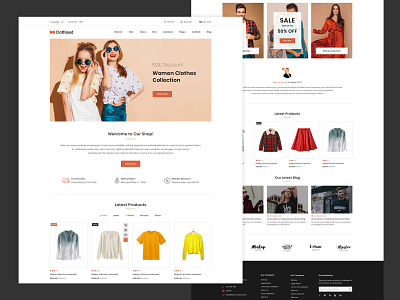 E-commerce Fashion Website e commerce e commerce website fashion fashion web web