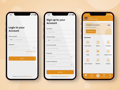 Bank App app bank bank app ui ux