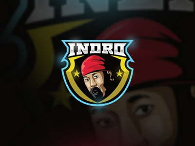 Pakde indro character design esport figure gaming indro logo logoesport mascot person twitch warkop