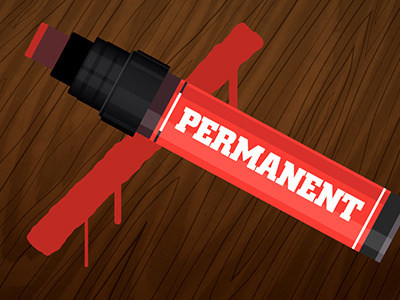 PERMANENT + DARK WOOD