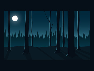 Moon barq barqvideo blue cold evening forest ground moody moon moonlight naked trees nature night outdoor outdoors pine pines shadows sky tree trees