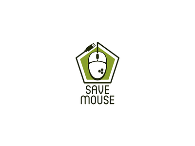 Save Mouse logo mouse save usb