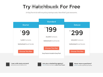 Pricing Page WIP
