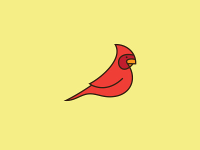 Cardinal bird cardinal doodle illustration red sketch