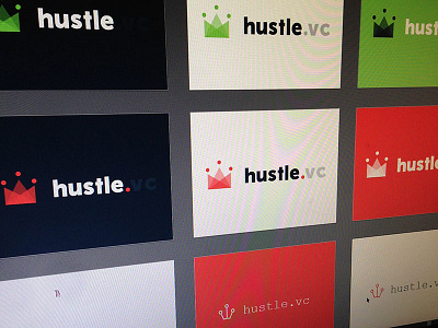 Hustle branding comps logo